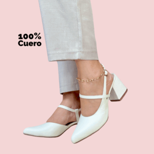 Zapatos Amira Elif – Tacón Slingback en Cuero