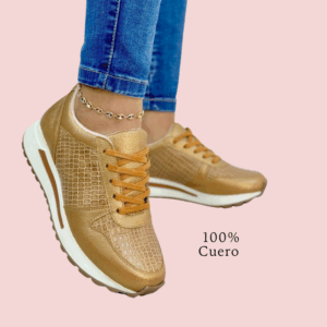 Farah Atlas – Tenis Urbanos en Cuero Texturizado