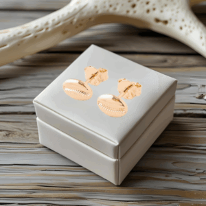 Aretes Layali Oval en Oro Laminado