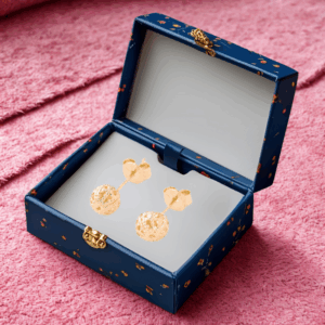 Aretes Shams en Oro Laminado