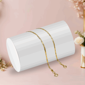 Pulsera Sultana Tejido Escalera en Oro Laminado