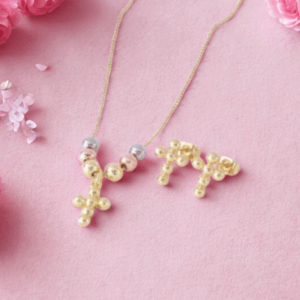 Set Amira Noor en Tres Tonos de Rodio