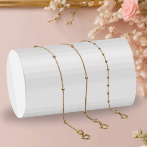 Tobilleras Layali en Oro Laminado